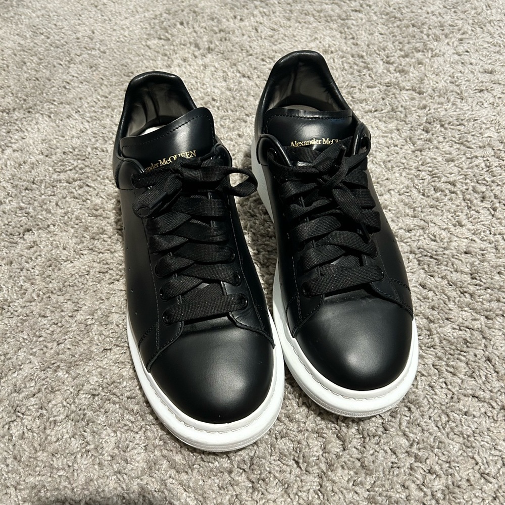 Alexander McQueen Black and White Men's Sneakers